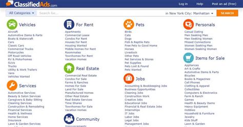 free classified ads online.